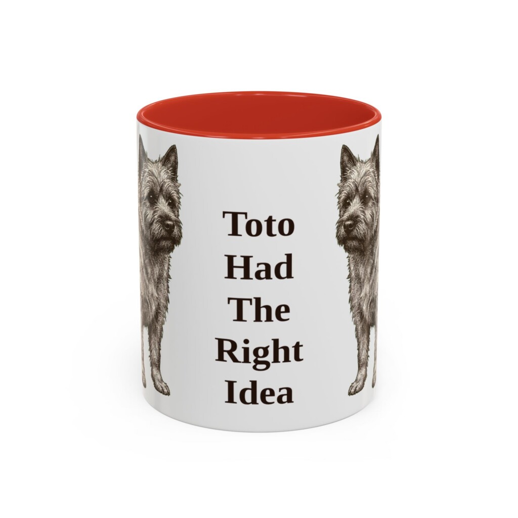 12315439922857548968_2048.jpeg 11oz Funny Cairn Terrier Mug, Vintage Dog Coffee Mug, Dog Lover Gift