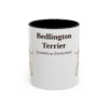 11oz Bedlington Terrier Latin Mug, Vintage Dog Coffee Mug, Dog Lover Gift