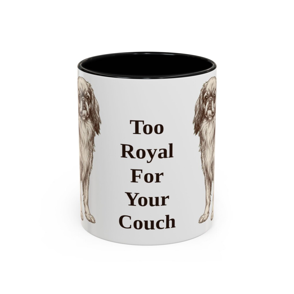 12382916114421546459_2048.jpeg 11oz Funny English Toy Spaniel Mug, Vintage Dog Coffee Mug, Dog Lover Gift