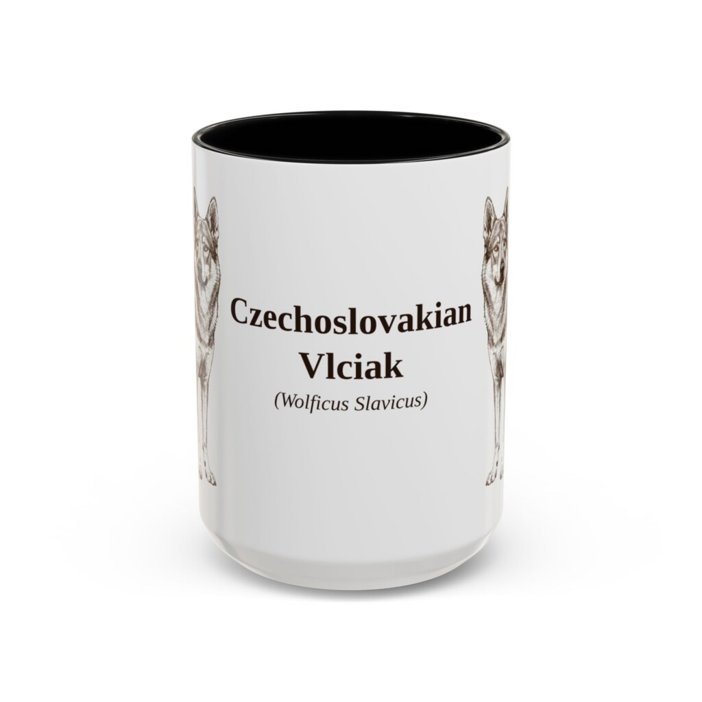 12512910298614125461_2048.jpeg 15oz Czechoslovakian Vlciak Latin Mug, Vintage Dog Coffee Mug, Dog Lover Gift