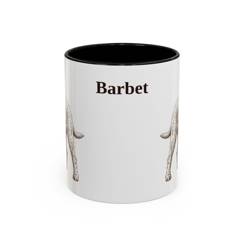 11oz Barbet Mug, Vintage Dog Portrait Coffee Mug, Dog Lover Gift