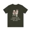 Yakutian Laika Humor Shirt, Vintage Dog Sketch Tee, Dog Humor Gift