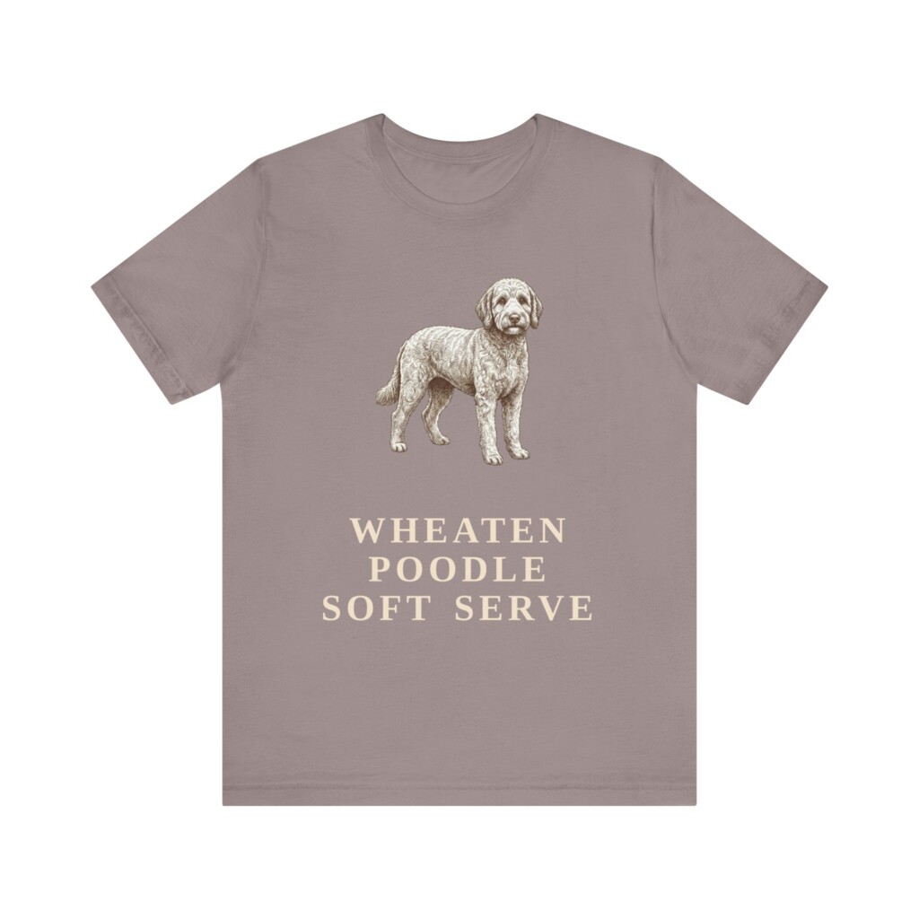Whoodle Humor Shirt, Vintage Dog Sketch Tee, Dog Humor Gift