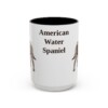 15oz American Water Spaniel Mug, Vintage Dog Portrait Coffee Mug, Dog Lover Gift