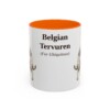 11oz Belgian Tervuren Latin Mug, Vintage Dog Coffee Mug, Dog Lover Gift
