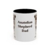 11oz Anatolian Shepherd Dog Dad Mug, Vintage Sketch Coffee Mug, Dog Dad Gift