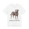 Springador Shirt, Vintage Dog Sketch Tee, Dog Lover Gift