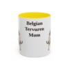 11oz Belgian Tervuren Dog Mom Mug, Vintage Sketch Coffee Mug, Dog Mom Gift