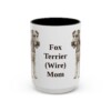 15oz Fox Terrier (Wire) Dog Mom Mug, Vintage Sketch Coffee Mug, Dog Mom Gift