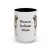 12970910188814545813_2048.jpeg 15oz Bracco Italiano Dog Mom Mug, Vintage Sketch Coffee Mug, Dog Mom Gift