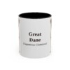 11oz Great Dane Latin Mug, Vintage Dog Coffee Mug, Dog Lover Gift
