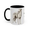 11oz Borzoi Dog Mom Mug, Vintage Sketch Coffee Mug, Dog Mom Gift