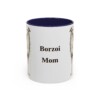 11oz Borzoi Dog Mom Mug, Vintage Sketch Coffee Mug, Dog Mom Gift
