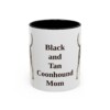 13198154694553800283_2048.jpeg 11oz Black and Tan Coonhound Dog Mom Mug, Vintage Sketch Coffee Mug, Dog Mom Gift