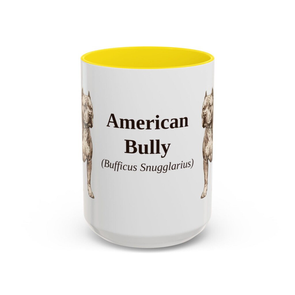 13212791634563306367_2048-1.jpeg 15oz American Bully Latin Mug, Vintage Dog Coffee Mug, Dog Lover Gift