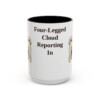 15oz Funny Coton de Tulear Mug, Vintage Dog Coffee Mug, Dog Lover Gift
