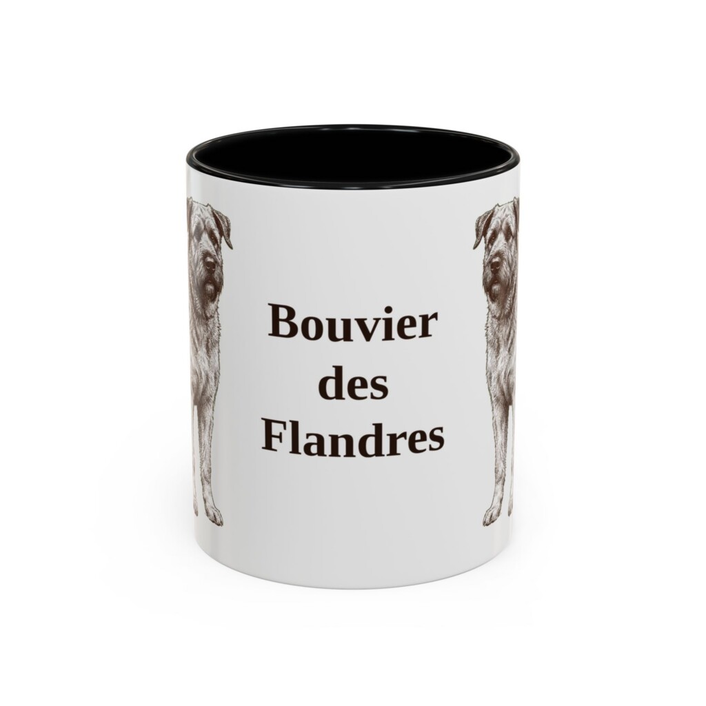 13308219217907071959_2048.jpeg 11oz Bouvier des Flandres Mug, Vintage Dog Portrait Coffee Mug, Dog Lover Gift
