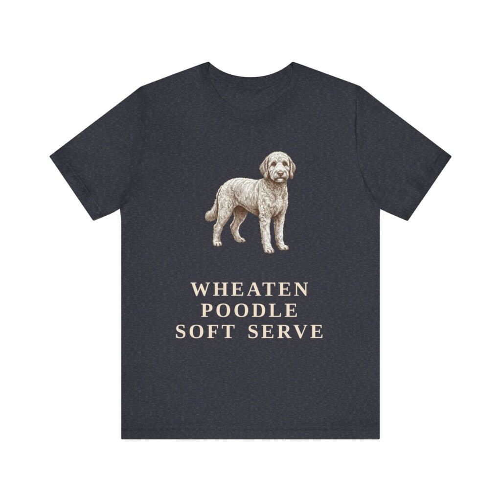 Whoodle Humor Shirt, Vintage Dog Sketch Tee, Dog Humor Gift
