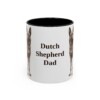 11oz Dutch Shepherd Dog Dad Mug, Vintage Sketch Coffee Mug, Dog Dad Gift