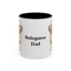 11oz Bolognese Dog Dad Mug, Vintage Sketch Coffee Mug, Dog Dad Gift