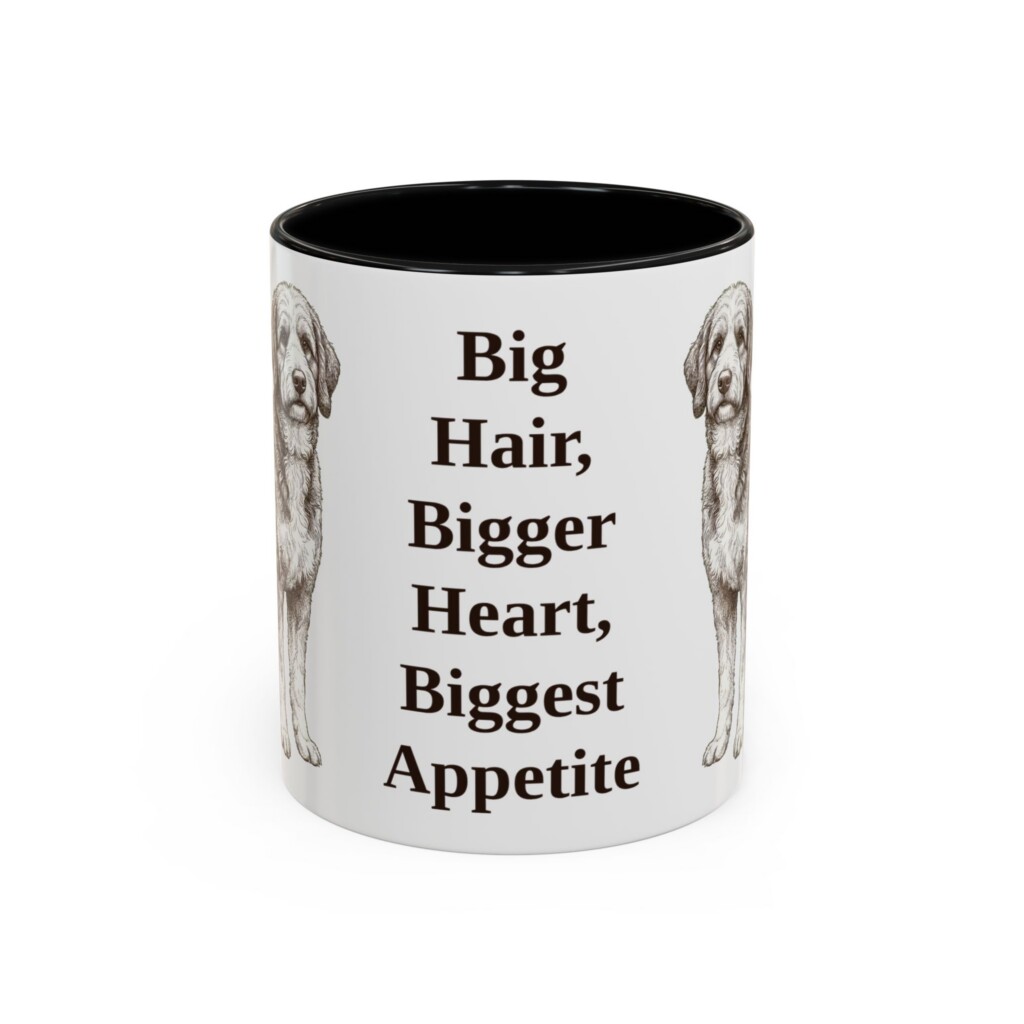 11oz Funny Bernedoodle Mug, Vintage Dog Coffee Mug, Dog Lover Gift