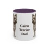 11oz Cairn Terrier Dog Dad Mug, Vintage Sketch Coffee Mug, Dog Dad Gift
