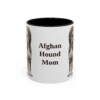11oz Afghan Hound Dog Mom Mug, Vintage Sketch Coffee Mug, Dog Mom Gift