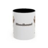 11oz Bloodhound Mug, Vintage Dog Portrait Coffee Mug, Dog Lover Gift