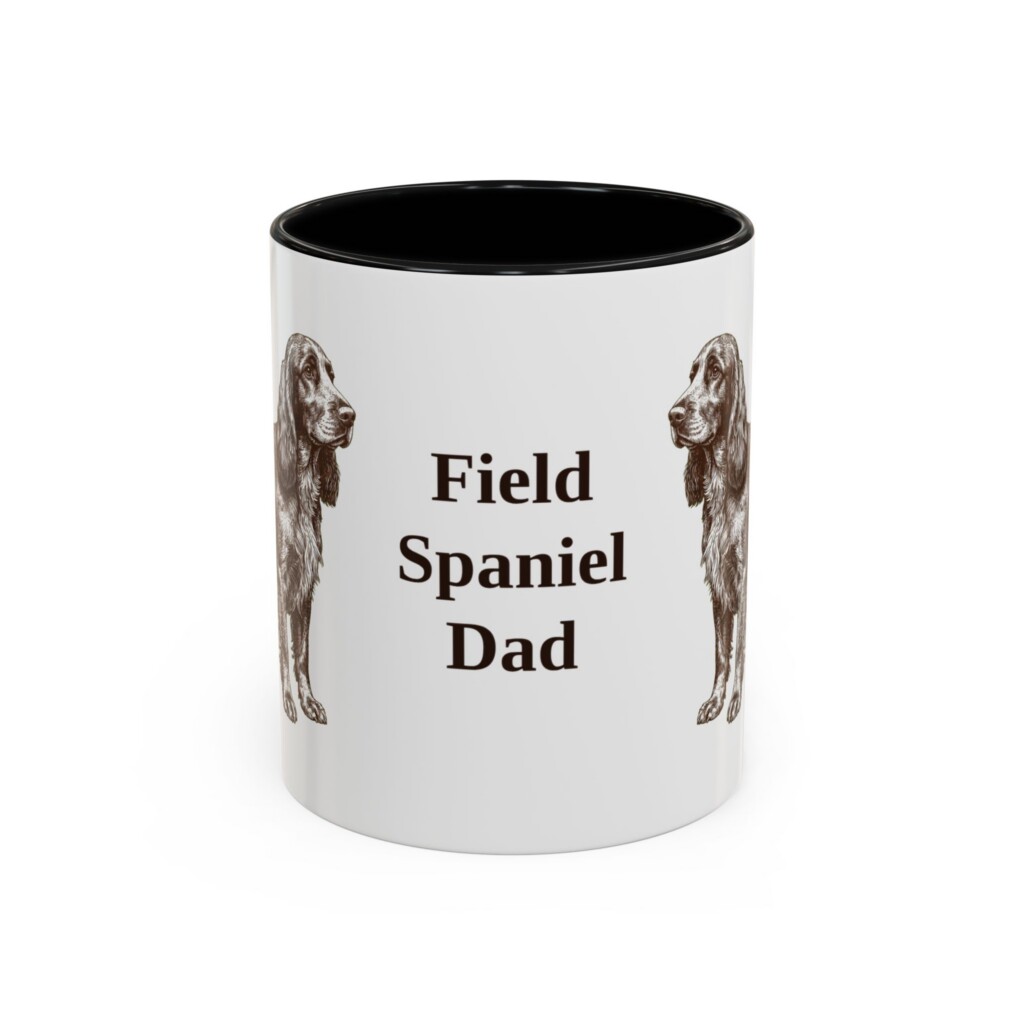 13695267447452097342_2048.jpeg 11oz Field Spaniel Dog Dad Mug, Vintage Sketch Coffee Mug, Dog Dad Gift