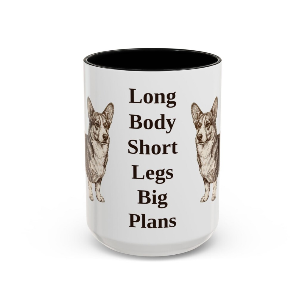 13711880866686889744_2048.jpeg 15oz Funny Cardigan Welsh Corgi Mug, Vintage Dog Coffee Mug, Dog Lover Gift