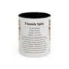 11oz Finnish Spitz Mug, Illustrated Dog Breed Facts Coffee Mug, Vintage Dog Keepsake Gift