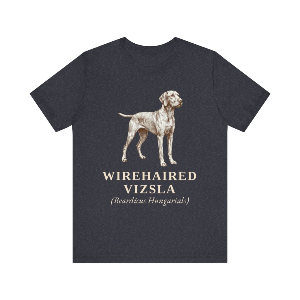 13763873288350640165_2048.jpeg Wirehaired Vizsla Latin Shirt, Vintage Dog Sketch Tee, Dog Latin Gift