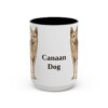15oz Canaan Dog Mug, Vintage Dog Portrait Coffee Mug, Dog Lover Gift
