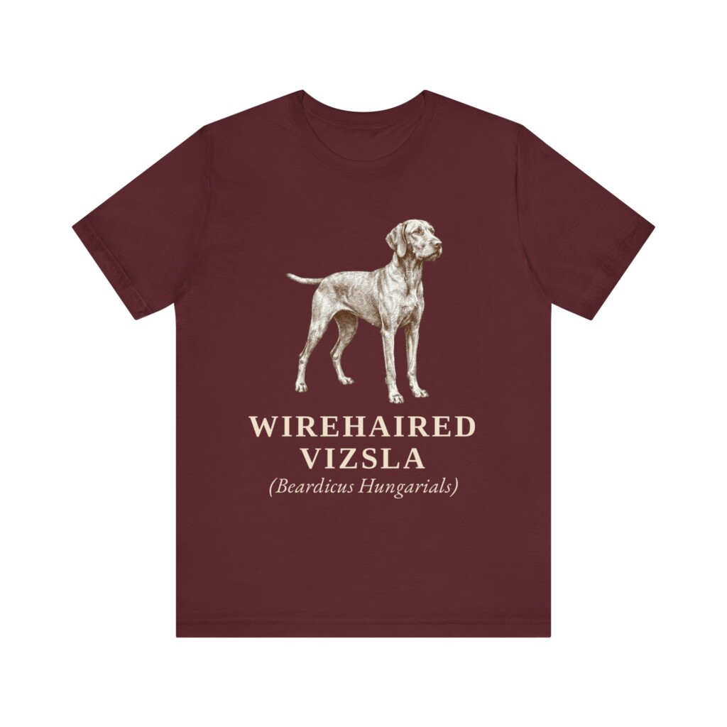 14074191569123433088_2048.jpeg Wirehaired Vizsla Latin Shirt, Vintage Dog Sketch Tee, Dog Latin Gift