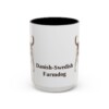 15oz Danish-Swedish Farmdog Mug, Vintage Dog Portrait Coffee Mug, Dog Lover Gift