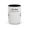 15oz Chi-Poo Latin Mug, Vintage Dog Coffee Mug, Dog Lover Gift