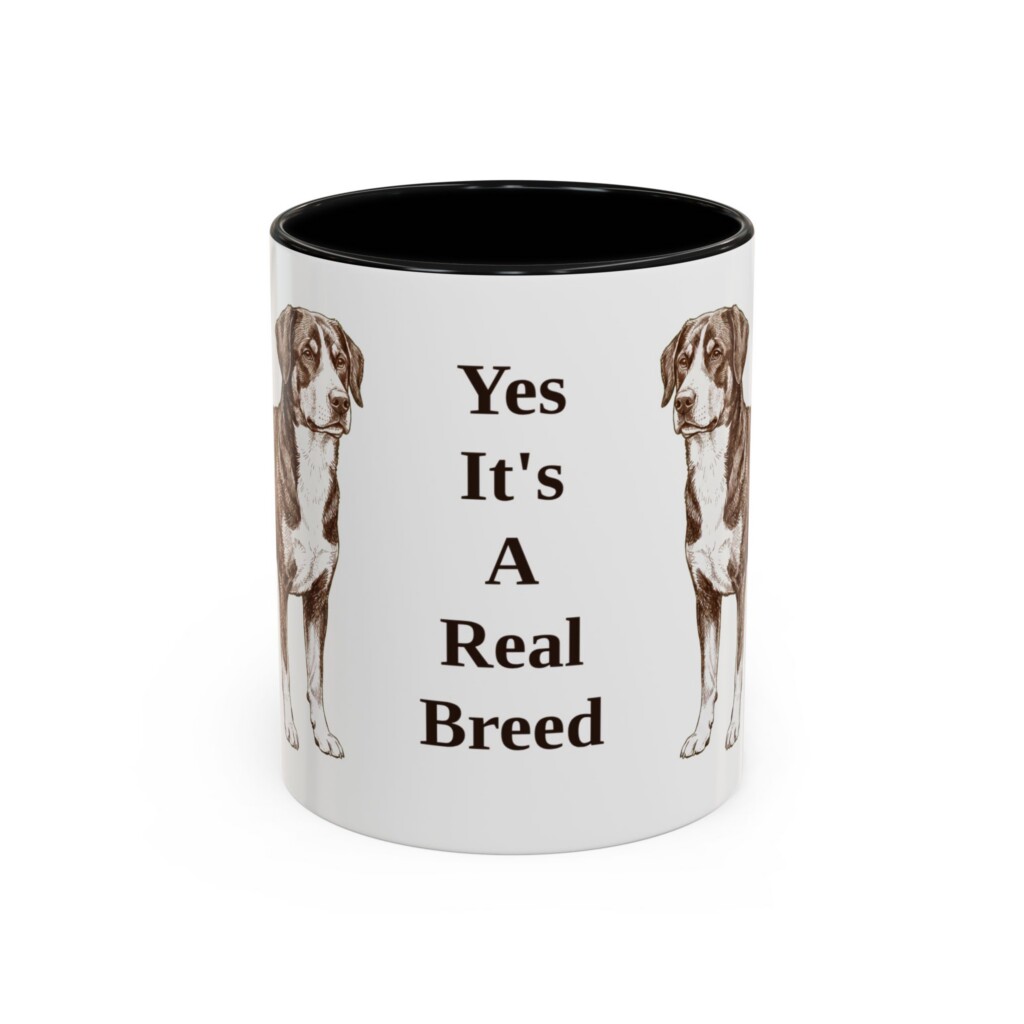 11oz Funny Entlebucher Mountain Dog Mug, Vintage Dog Coffee Mug, Dog Lover Gift