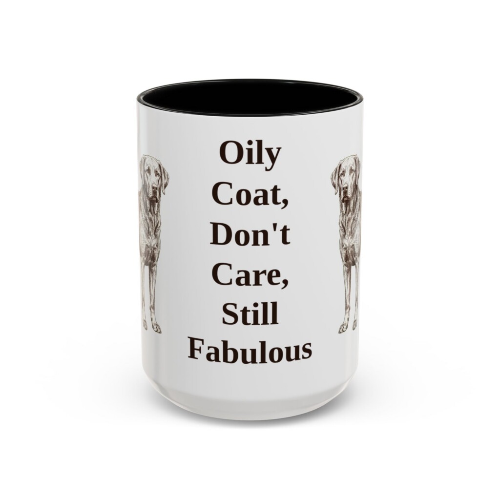 15oz Funny Chesapeake Bay Retriever Mug, Vintage Dog Coffee Mug, Dog Lover Gift