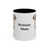 11oz Brittany Dog Mom Mug, Vintage Sketch Coffee Mug, Dog Mom Gift