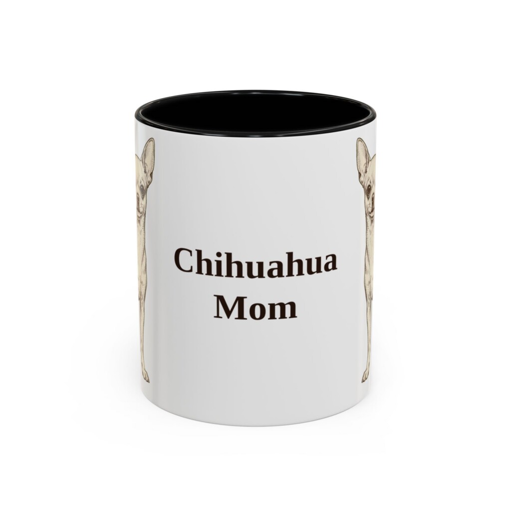 14388583176321828000_2048.jpeg 11oz Chihuahua Dog Mom Mug, Vintage Sketch Coffee Mug, Dog Mom Gift