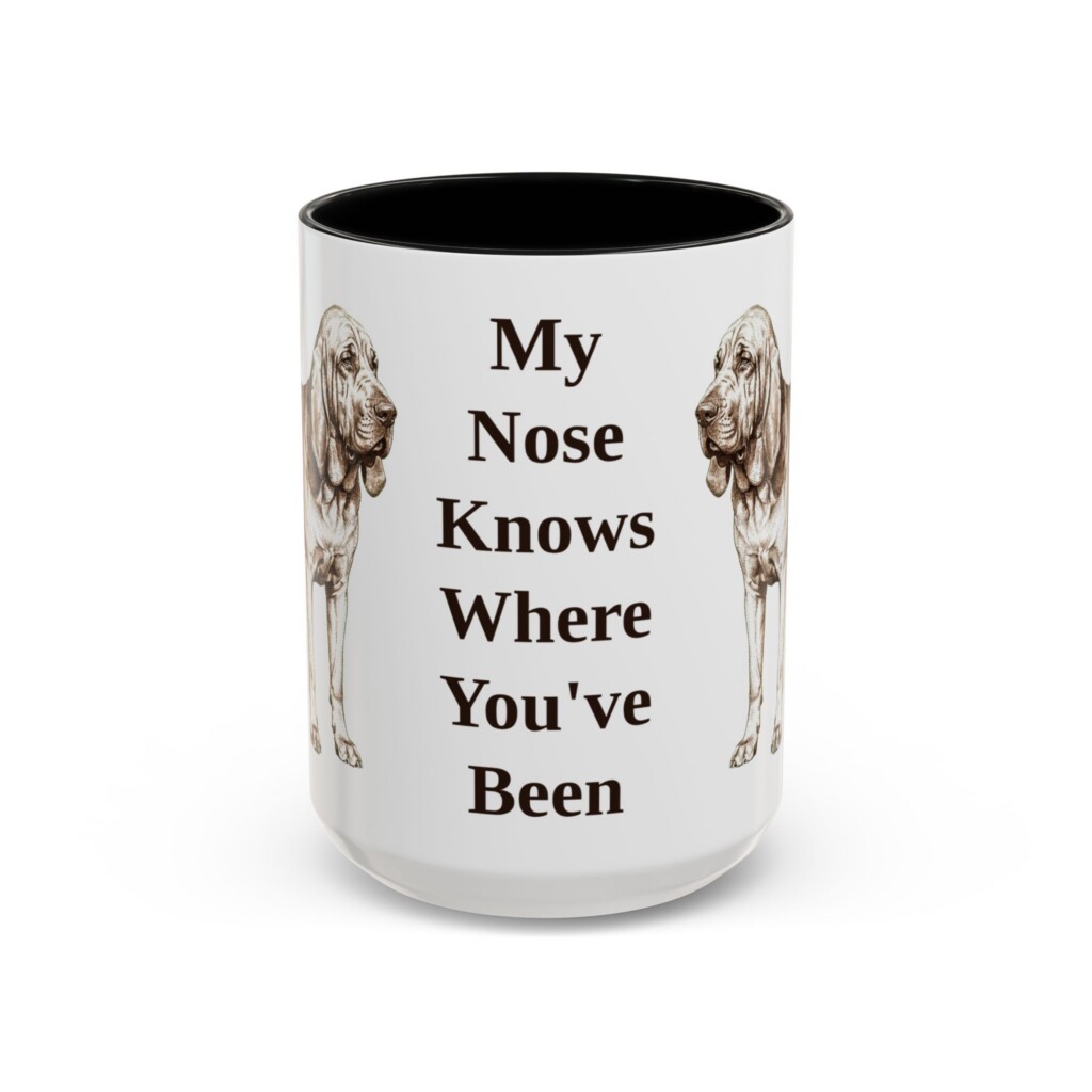 1444712500901245880_2048.jpeg 15oz Funny Bloodhound Mug, Vintage Dog Coffee Mug, Dog Lover Gift