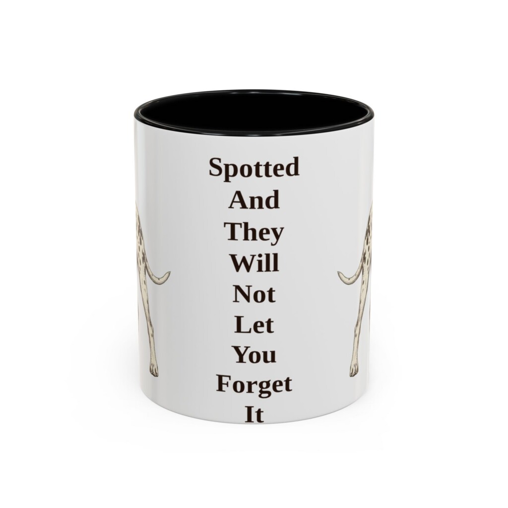 11oz Funny Dalmatian Mug, Vintage Dog Coffee Mug, Dog Lover Gift