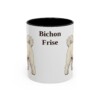 11oz Bichon Frise Mug, Vintage Dog Portrait Coffee Mug, Dog Lover Gift