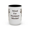 15oz Funny Fox Terrier (Wire) Mug, Vintage Dog Coffee Mug, Dog Lover Gift
