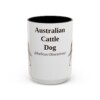 15oz Australian Cattle Dog Latin Mug, Vintage Dog Coffee Mug, Dog Lover Gift