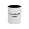 11oz Aussiedoodle Dog Mom Mug, Vintage Sketch Coffee Mug, Dog Mom Gift