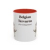11oz Belgian Tervuren Latin Mug, Vintage Dog Coffee Mug, Dog Lover Gift