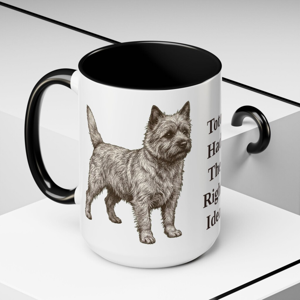 14690973492443318011_2048.jpeg 15oz Funny Cairn Terrier Mug, Vintage Dog Coffee Mug, Dog Lover Gift