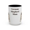 15oz German Shepherd Dog Mom Mug, Vintage Sketch Coffee Mug, Dog Mom Gift