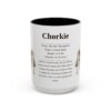 15oz Chorkie Mug, Illustrated Dog Breed Facts Coffee Mug, Vintage Dog Keepsake Gift